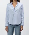 Dear John Denim Lolita Boyfriend Fit Shirt In Skyway In Multi