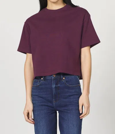 Dear John Denim Maddox Tee In Fig In Purple