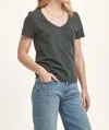 Dear John Denim Madelyn Tee In Dark Moss In Green