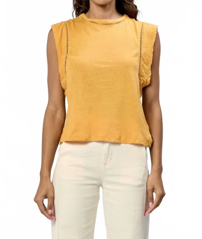 Dear John Denim Majorelle Top In Golden Yellow