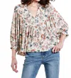 Dear John Denim Malia Top In Natural Bloom In Multi