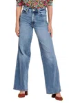 Dear John Denim Aubrey Wide Leg Cropped Jean In Sheridan In Multi