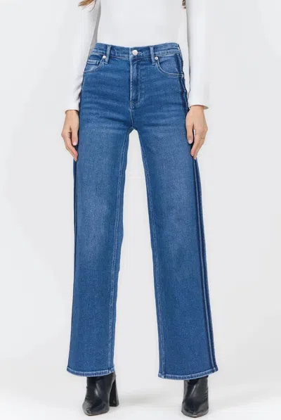 Dear John Denim Margot Straight Leg Jean In Drifting In Blue