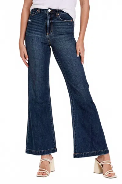 Dear John Denim Mari Wide Leg Jean In Pontiac In Blue