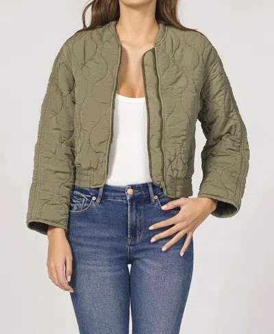 Dear John Denim Maverick Breezy Jacket In Vetiver In Green