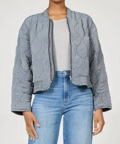Dear John Denim Maverick Turbulence Jacket In Slate Gray In Grey