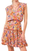 Dear John Denim Melodie Tiered Ruffle Dress In Summer Garden In Multi