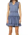 Dear John Denim Melodie Mini Dress In Independence Blue In Blue