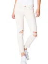 Dear John Denim Mid Rise Joyrich Skinny Jeans In Wheat In Beige