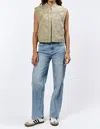 Dear John Denim Mina Branch Vest In Olive