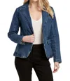 Dear John Denim Minah Denim Blazer In Blue Ridge In Multi