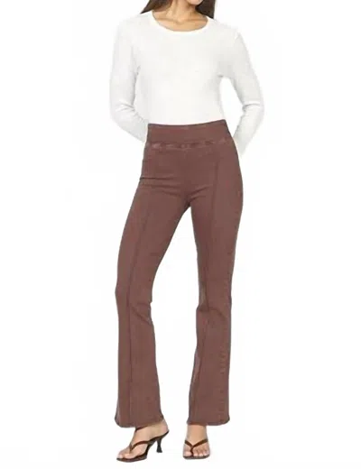 Dear John Denim Mindy Flare Pant In Capuccino In Multi