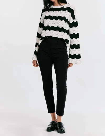 Dear John Denim Monica High Rise Cropped Skinny Legging In Black