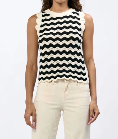 Dear John Denim Nami Novelty Top In Black