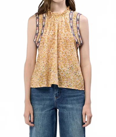 Dear John Denim Naya Ditsy Tank In Marigold In Brown
