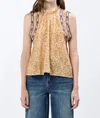 Dear John Denim Naya Novelty Tank In Marigold Ditsy