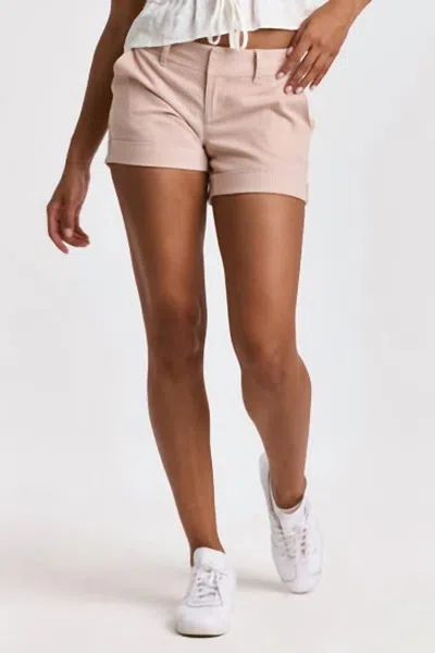 Dear John Denim North Hampton Hise Rise Short In Striped Blush In Multi