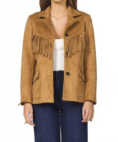 Dear John Denim Oakley Jacket In Butterscotch In Brown