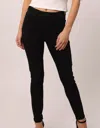 Dear John Denim Olivia Super High Rise Ankle Skinny Jean In Blackwell In Black