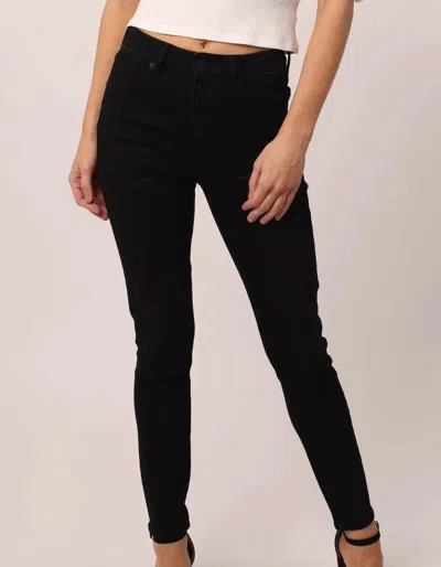 Dear John Denim Olivia Super High Rise Ankle Skinny Jean In Blackwell