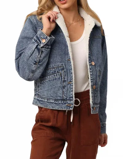 Dear John Denim Owen Denim Jacket In Blue Springs In Multi