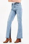 Dear John Denim Paris Super High Rise Bootcut Jeans In Topanga In Black