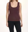 Dear John Denim Paula Scoop Neck Tank In Plum In Pink