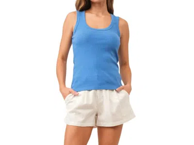 Dear John Denim Paula Scoop Neck Tank Top In Blue Star In Multi