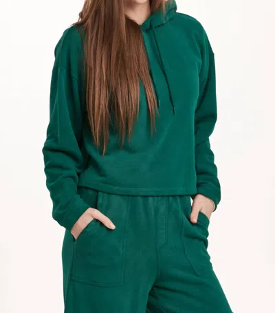 Dear John Denim Paxton Hoodie Sweatshirt In Deep Emerald In Green