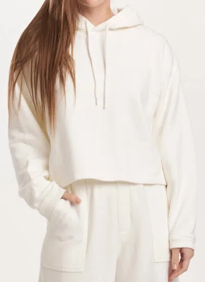 Dear John Denim Paxton Hoodie Sweatshirt In Off White