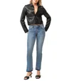 Dear John Denim Blaire High Rise Slim Straight Denim In Romeland In Multi
