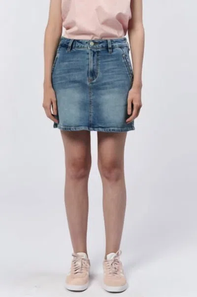 Dear John Denim Quinn Denim Skirt In Agora