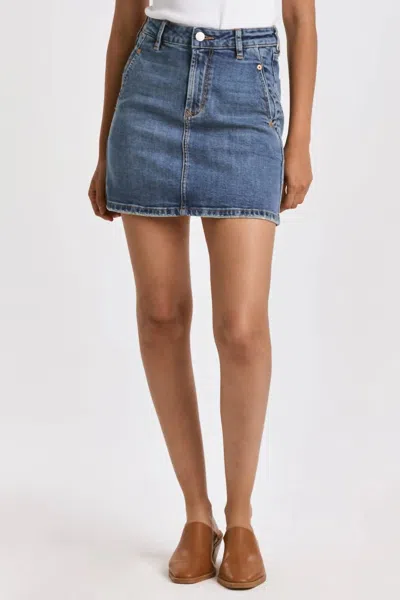 Dear John Denim Quinn Denim Skirt In Arden