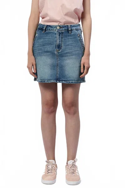 Dear John Denim Quinn Denim Skirt In Blue