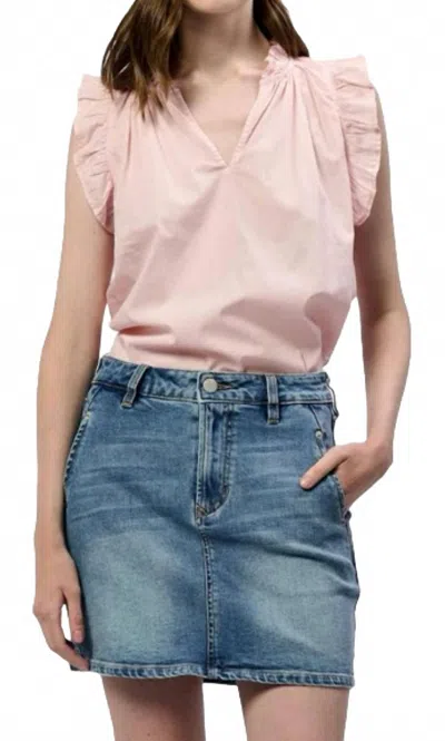 Dear John Denim Quinn Skirt In Halogen Blue