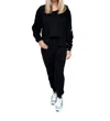 Dear John Denim Raya Sweatshirt In Black In Black