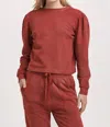 Dear John Denim Same God Sweatshirt In Intense Rust In Brown