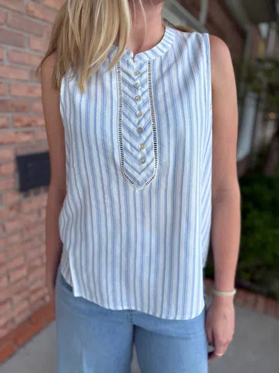 Dear John Denim Regina Top In Skyway In Multi