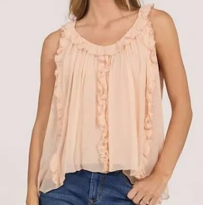 Dear John Denim Renata Top In Pale Peach In Pink