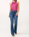 Dear John Denim Rosie Northern Lights Mid Rise Flare Jeans In Blue In Blue