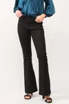 Dear John Denim Rosa Flare Jean In Black In Black