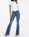 Dear John Denim Rosa Flare Jeans In Honolulu In Blue