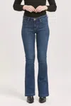 Dear John Denim Rosa Full Inseam Flare Jeans In Binz In Multi