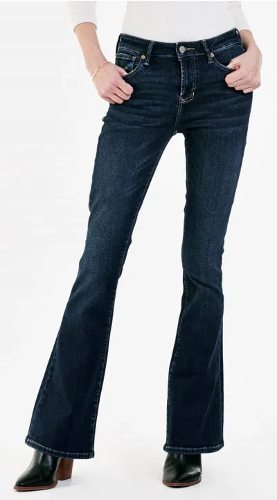 Dear John Denim Rosa High Rise Flare Jeans In Sheridon In Blue