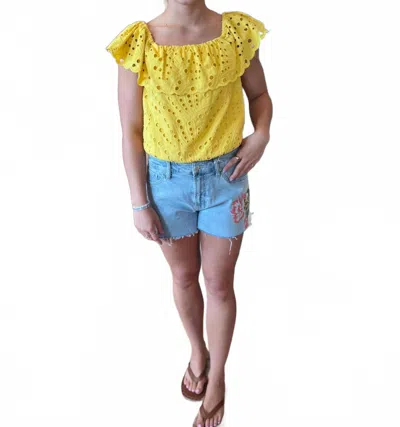 Dear John Denim Rosario Top In Yellow