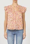 Dear John Denim Rose Novelty Top In Multi