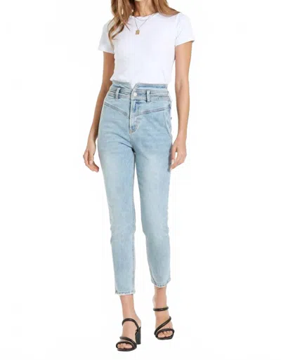 Dear John Denim Roxie Snap Denim Jeans In Carolina Beach In Blue