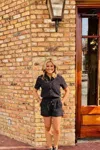 Dear John Denim Ruby Top In Black In Black