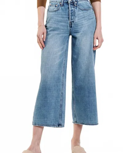 Dear John Denim Samantha Hi-rise Crop Jean In Kearney In Blue