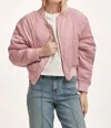 Dear John Denim Samaria Jacket In Satin Pink In Pink